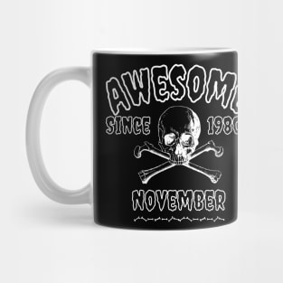 Awesome Since November 1980 shirt styles for your gift Mug